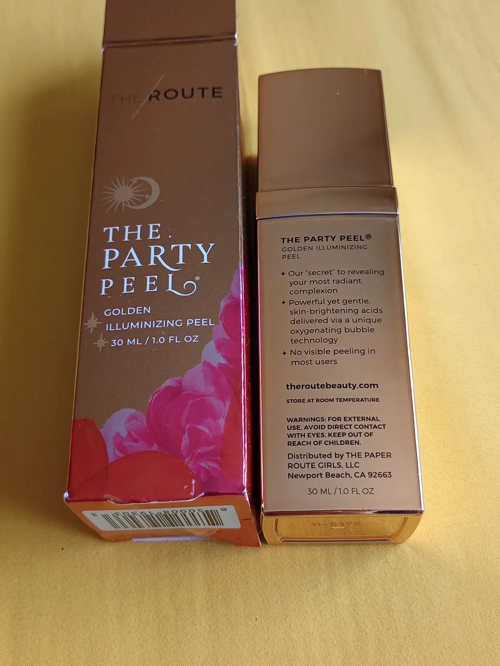 The Party Peel by The Route Beauty,  50 ml  new in box